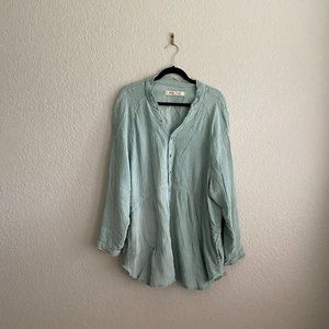 Free People Button Up Tunic (We The Free Summer Daydream Button Down)